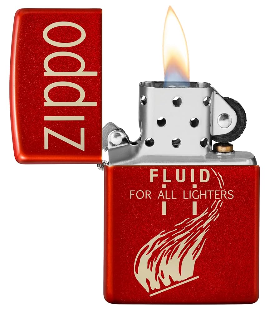 インテリア ZIPPO FLUID CAN 47c Fluid 炎柄デザイン インテリア ZIPPO FLUID CAN 47c Fluid 炎柄デザイン